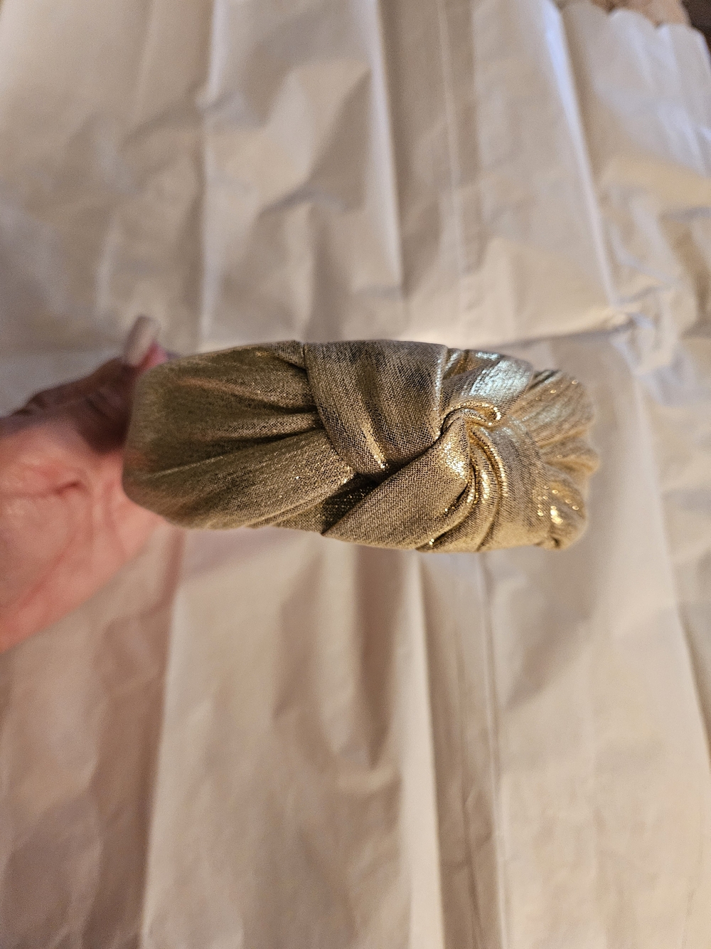 Gold Knot Headband - Women Accessories